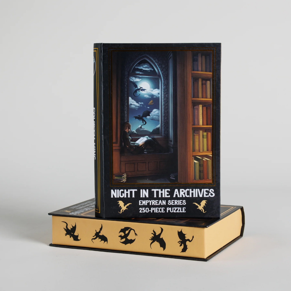 Night in the Archives Keepsake Puzzle | Fourth Wing — Flight of